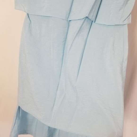 NWT To The Max light blue sleeveless mini layered dress size XS (104) - Picture 8 of 9